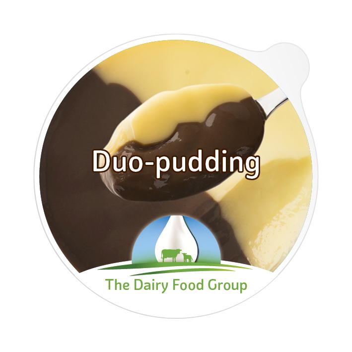 Duo-mousse and duo-custard